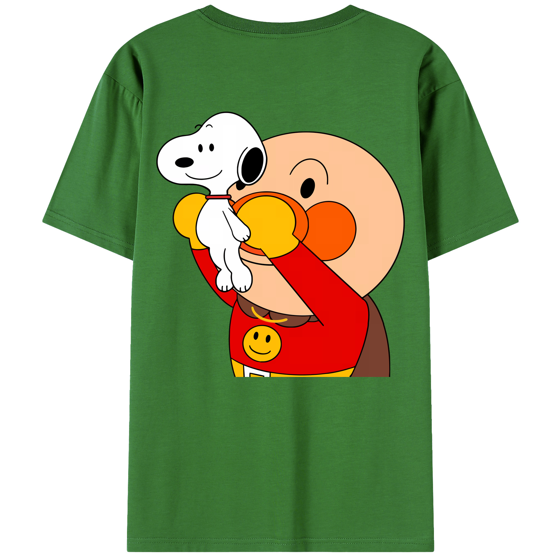 （画像用） アンパンマン Anpanman レディース半袖Tシャツ(バックプリント)